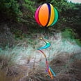thumbnail image 2 of In the Breeze 2489 — 11-inch Rainbow Panel Hanging Ball Spinner — Colorful Wind Spinner for Yards and Gardens, 2 of 4