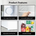 thumbnail image 3 of Refrigerador Igloo IRF16WH6A 1.6L, estantes de vidrio, blanco, 3 of 7