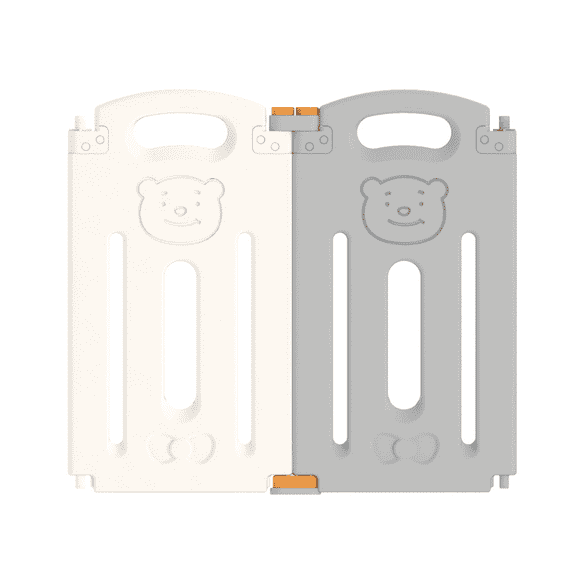 Additional Extra 2 Panels Only for Grey Foldable Baby Playpen of LIVINGbasics (Extra 2 Panel)