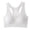 White#women's sports bras high impact, variant on UVEASISHA Women Zip Front Sports Bras Racerback Mesh Back Yoga Bras Breathable Wireless T-Shirt Bras Thin Comfy Workout Bralette Black S
