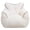 White + faux fur + Foam, variant on Bean Bag Chair, Faux Fur Beanbag Chair for Adults, Comfy Sofa with Heart-Shaped Back Support, Large Reading Chair for Living Room, Bedroom, Apartment