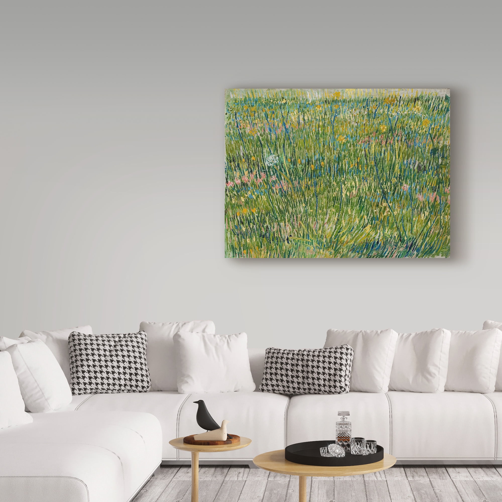 Trademark Fine Art 'Patch of Grass, April-June 1887' Canvas Art by Vincent van Gogh