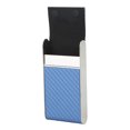 thumbnail image 1 of Boîte à Cigarettes, Étui à Cigarettes Compact en Acier Inoxydable Résistant aux Rayures et à la Poussière pour Femmes Noir, Bleu, Café, 1 of 7