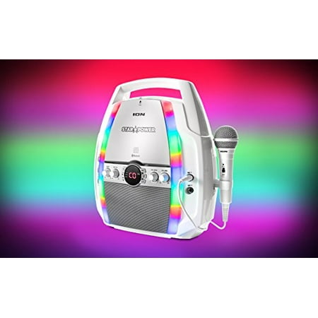 Ion Audio Star Power | Portable Karaoke System with CD Player and Bluetooth Streaming