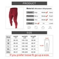 thumbnail image 7 of BROKIG Mens Slim Fit Pants Zip Gym Joggers Sports Athletic Trousers Workout Sweatpants Casual Track Pants with Pockets (Medium, Red), 7 of 7