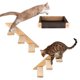 thumbnail image 1 of Hamaca para Gatos con Escaleras de Yute | Repisas para Gatos Grandes | Muebles para Gatos de Pared | Gimnasio para Gatos Interior Seguro y Decorativo, 1 of 8