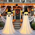 thumbnail image 2 of Oversized Ghostly Figure Ornament 120cm High Halloween Yard Decoration for Porch Front Yard Garden Indoor and Outdoor, 2 of 8