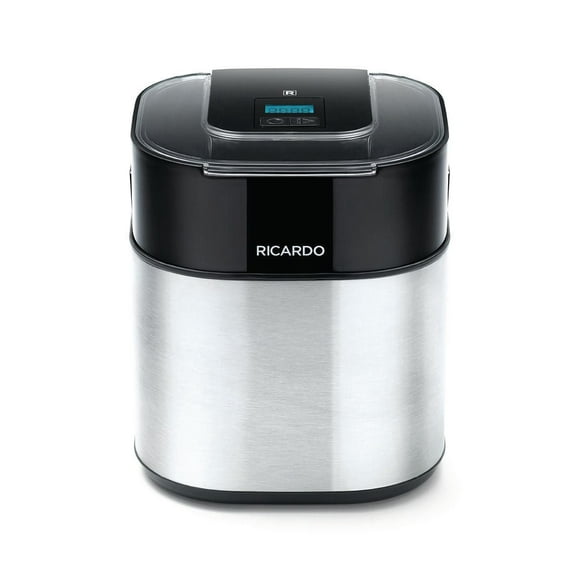 RICARDO Ice Cream Maker, 1.5L Capacity, Makes Ice Cream, Sorbet & Slushies in 20 Minutes, Fully Automatic with Digital Timer, Easy to Clean, Non-Slip Feet, Compact Design