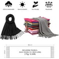 thumbnail image 6 of NevEND Women's Scarf Pashmina Shawls and Wraps for Evening Dress Bridesmaid Wedding Bridal Winter Warm Long Large Scarves, 6 of 6