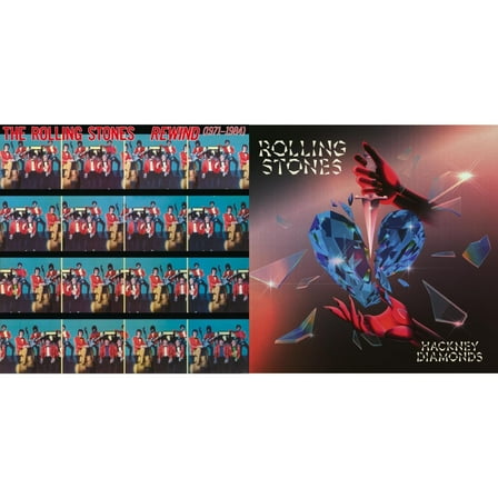 Rewind (1971-1984) (Super High Material CD) & Hackney Diamonds (Live Edition) (2CD)