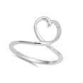 thumbnail image 4 of Heart Infinity Knot Love Promise Ring .925 Sterling Silver Band Jewelry Female Male Unisex Size 5, 4 of 4