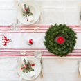thumbnail image 4 of OUSITAID Napkin Circle Pine Cone 4Pcs Christmas Wedding Party Dinner Table Decor Plastic Cloth Artificial Flowers, 4 of 8