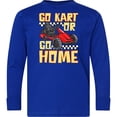 thumbnail image 3 of Inktastic Go Kart Funny Go Karting Long Sleeve Youth T-Shirt, 3 of 5