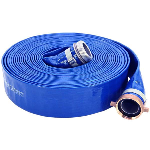 3" Flex Water Suction Hose Trash Pump Honda Complete Kit w/100' Blue Disc 