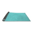 thumbnail image 2 of Ahgly Company Indoor Rectangle Solid Light Blue Modern Area Rugs, 2' x 5', 2 of 4