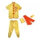 thumbnail image 3 of Traje tradicional chino de Wushu Wing Chun Cola uniforme de kung-fu Tai Kung Fu Amarillo 120, 3 of 8
