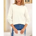 thumbnail image 3 of BTFBM Pullover Sweaters for Women Fall Crewneck Slouchy Long Sleeve Sweater Loose Casual Knit Tops Winter Clothes, 3 of 10