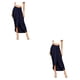 thumbnail image 1 of Qarigey de mujer de poliéster Reemplazo de cintura alta Faldas de viaje plisadas de color sólido fáciles de combinar L Azul oscuro L Azul oscuro 2Conjunto, 1 of 6