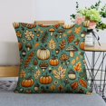 thumbnail image 7 of pumpkins acorns mushrooms Linen toss pillowcase decoration pillowcase gifting preferred 20x20 inch cushion cover 4 sets sofa pillowcase sofa bedroom living room car, 7 of 7