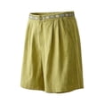 thumbnail image 3 of Nkmbld Women's Shorts Summer Casual Elastic Waist Boho Wide Leg Embroidered Beach Vacation Shorts, 3 of 5