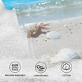 thumbnail image 3 of Seashells on Beach Blue Sky Cotton Face Towels Absorbent Hand Towel Soft Bathroom Towel for Kitchen Hotel Decoration, 3 of 7