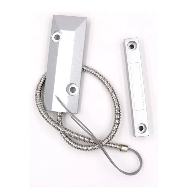 NO NC Door Sensor Metal Wired Roller Shutter Door Magnetic Contact Reed Switch for Security Alarm System ,Consistent Performance