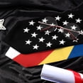 thumbnail image 5 of Seychelles Mix United States Black American Flag Graduation Stole Shawl Sash Scraf Gift For Abroad Student International Study, 5 of 6
