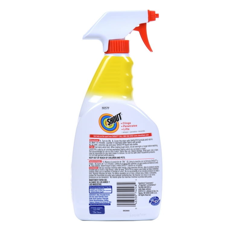 Shout® Trigger Triple-Acting Stain Remover