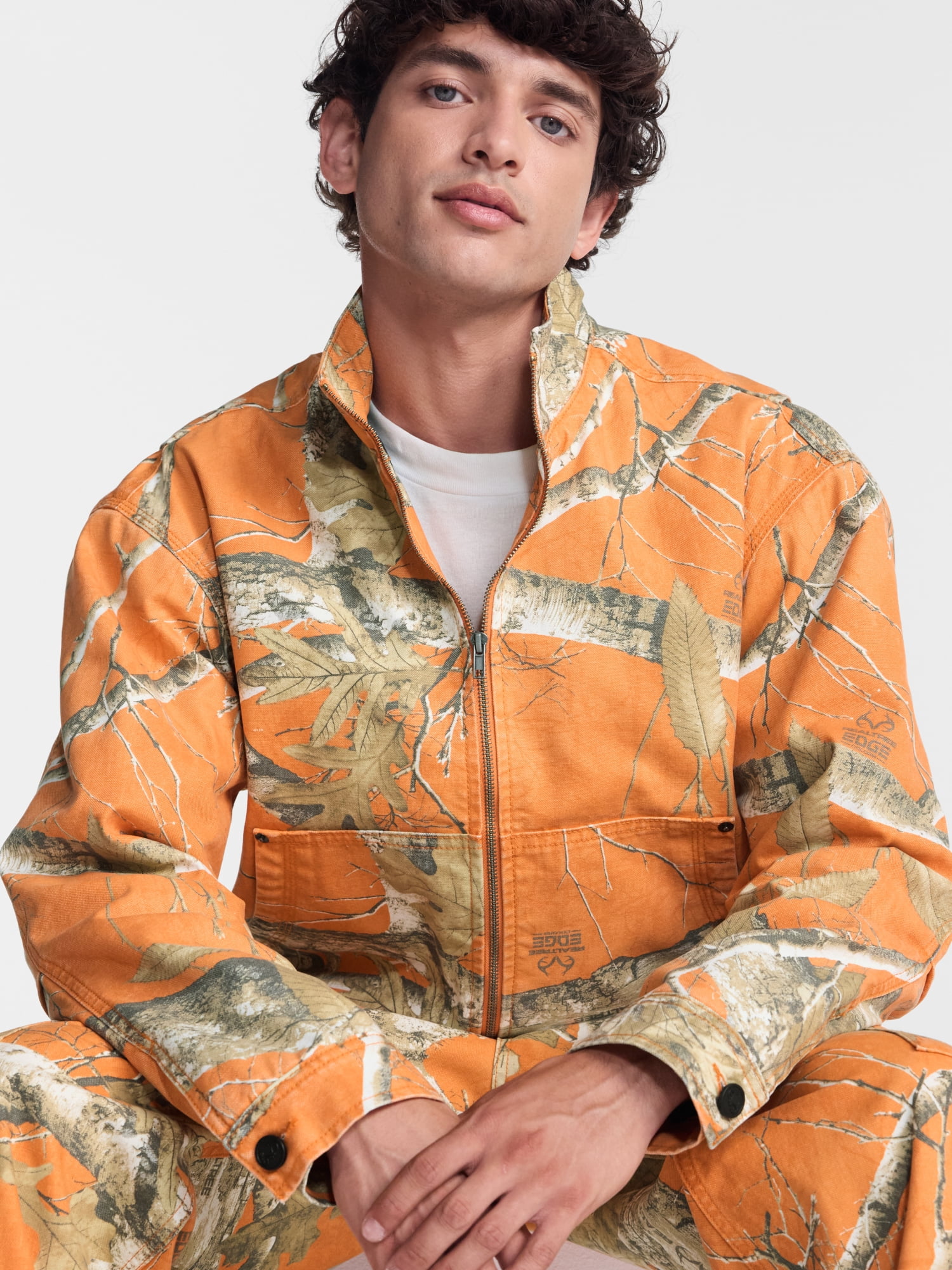 No Boundaries x Realtree Cotton Trucker Jacket, Men's Sizes XS-4XLT