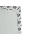 thumbnail image 2 of Ambesonne Floral Fitted Sheet, Grey Squares Flowers, Twin Size, Grey Grey White, 2 of 2