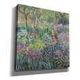thumbnail image 2 of Epic Graffiti 'The Artist’s Garden In Giverny' by Claude Monet, Giclee Canvas Wall Art, 26"x26", 2 of 8