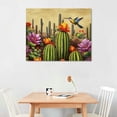 thumbnail image 2 of GOSMITH  Vintage Cactus Canvas Wall Art Arizona Succulent Plant Pictures Painting Southwest Boho Decor for Living Room Kitchen Bedroom, 2 of 4