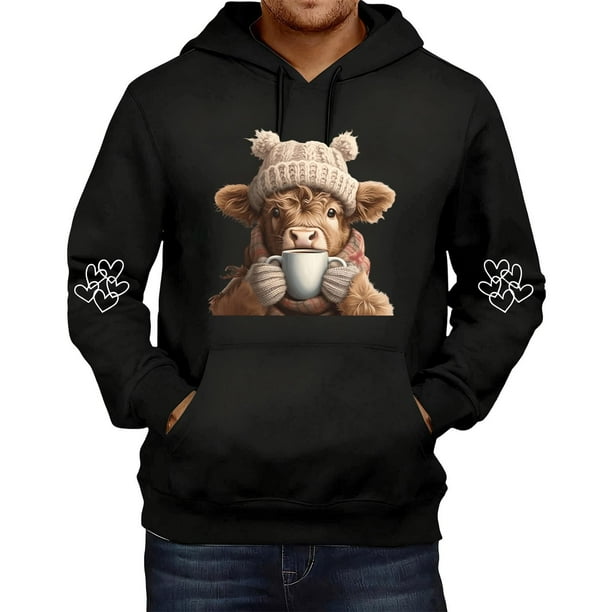 WILLBEST Sudaderas para Hombre, Sudadera Informal con Capucha, Jersey De Manga Larga, Suave, Cómoda, Ligera, Ropa De Calle, Moda, Ajuste Atlético XGrande