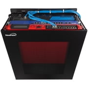 NavePoint 2U Vertical Wall Mountable Server Rack, Black