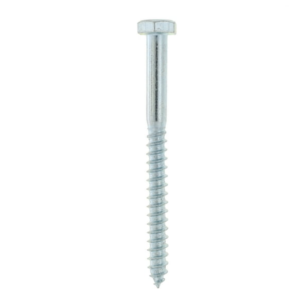 Bulldog Hardware 1/4 in. x 3 in. Lag Screw, Zinc Plated (3 Pack