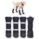 thumbnail image 1 of Zapatos de tubo largo para perros, impermeables y a prueba de nieve, zapatos para perros medianos y grandes, botas de lluvia generales (negro, XL), 1 of 5
