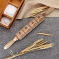 thumbnail image 4 of PRAETER 13.8" 3D Christmas Wooden Rolling Pin Embossing Roller Pins with Christmas Pattern for Cookies Cake Baking Kitchen Tool, 4 of 7