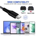 thumbnail image 4 of USB C to USB C Cable 6ft,HAOANO Charging Cable 6ft USBC Type C Fast Charging Cord Charger Compatible with Android Samsung Charger Type C, 4 of 6