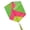 Neon Single Box, variant on In the Breeze 3363 — Revel Single Box Kite — Easy-Flying, Single-Line Colorful Kite; Beginner or Travel Kite