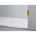 thumbnail image 3 of Genius Frameless Shower Door plus W57' - 61'' * H76'' side panel in Gold premium hardware finish, low iron tempered glass included(60 3/4''), 3 of 6