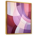 thumbnail image 2 of Designart "Abstract Shapes With Mauve Motion I" Abstract Shapes Floater Framed Canvas Prints, 2 of 5