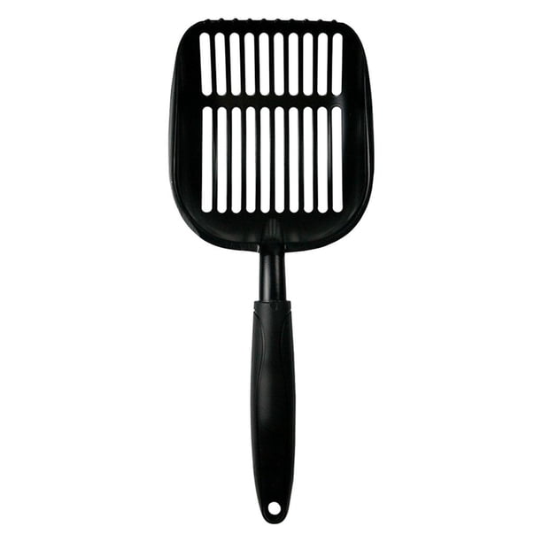 Escoba para gatos con mango sólido, ancha, ligera y resistente a la corrosión, ideal para cribar gatos. Agujero vertical