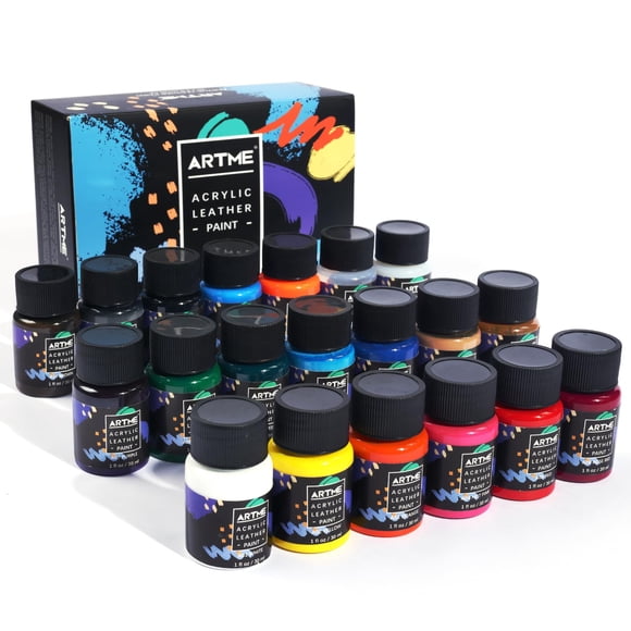 Set de Pintura Acrílica para Cuero ARTME 20 Colores de 30ml