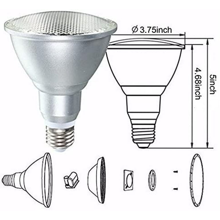 Ampoule LED E27 - PAR30 - 10 W - COB Sharp - Ecolife Lighting®