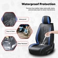 thumbnail image 3 of Fit for Toyota Corolla im 2018 Custom Fit Seat Covers Waterproof Leather Wear Resistant Factory Style Fit Driving Comfort Airbag Safe Design, 3 of 9