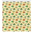 thumbnail image 3 of Ambesonne Spaceship Shower Curtain, Rockets in Universe, 69"Wx75"L, Multicolor, 3 of 3