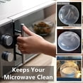 thumbnail image 6 of Microwave Splatter Cover for Food Large Microwave Plate Food Cover With Easy Grip Handle Anti-Splatter Lid With Enlarge Perforated Steam Vents,11.5 Inch,BPA Free & Dishwasher Safe, 6 of 9