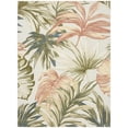 thumbnail image 2 of Nourison Aloha 7'10" x 10'6" Ivory Green Modern Rug, 2 of 10