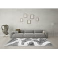thumbnail image 3 of Ahgly Company Indoor Rectangle Abstract Gray Modern Area Rugs, 4' x 6', 3 of 4