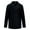 Black, variant on IYTR Men's Peacoat Double Breasted Wool Classic Winter Coat Turndown Collar Long Sleeve Overcoat Casual Warm Coat Black XXXL